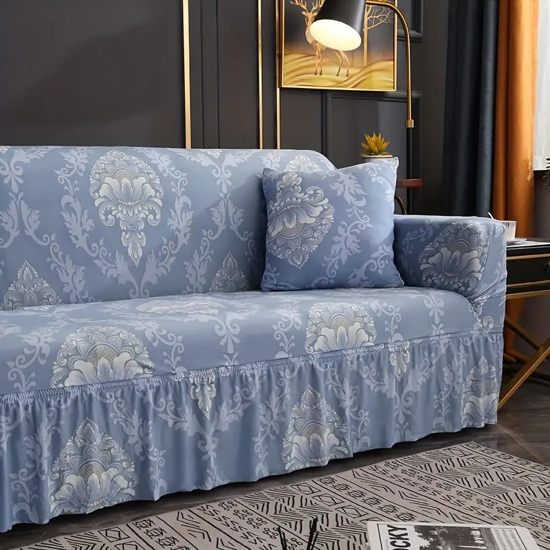 ソファカバー 3人掛け 4人掛け おしゃれ ストレッチ 夏用 オールシーズン 青 ブルー アンティーク風 ヨーロピアン 上品 洗える リビング ペット可 ソファカバー 3人掛け 4人掛け おしゃれ ストレッチ 夏用 オールシーズン 青 ブルー アンティーク風 ヨーロピアン 上品 洗える リビング ペット可