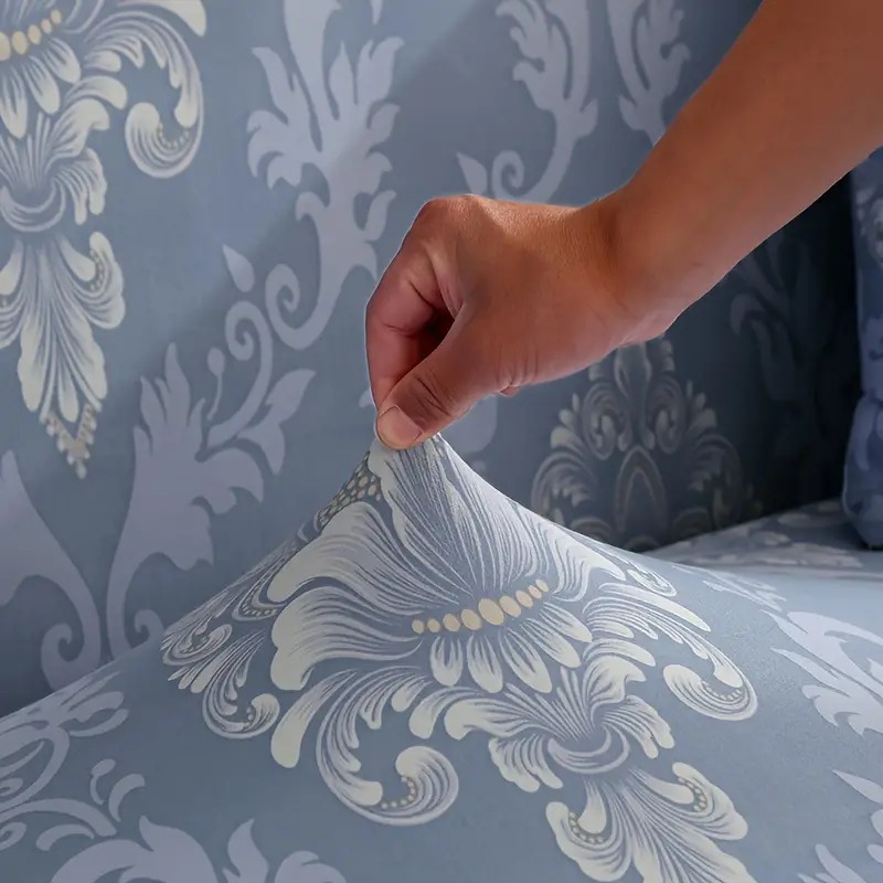 ソファカバー 3人掛け 4人掛け おしゃれ ストレッチ 夏用 オールシーズン 青 ブルー アンティーク風 ヨーロピアン 上品 洗える リビング ペット可 ソファカバー 3人掛け 4人掛け おしゃれ ストレッチ 夏用 オールシーズン 青 ブルー アンティーク風 ヨーロピアン 上品 洗える リビング ペット可