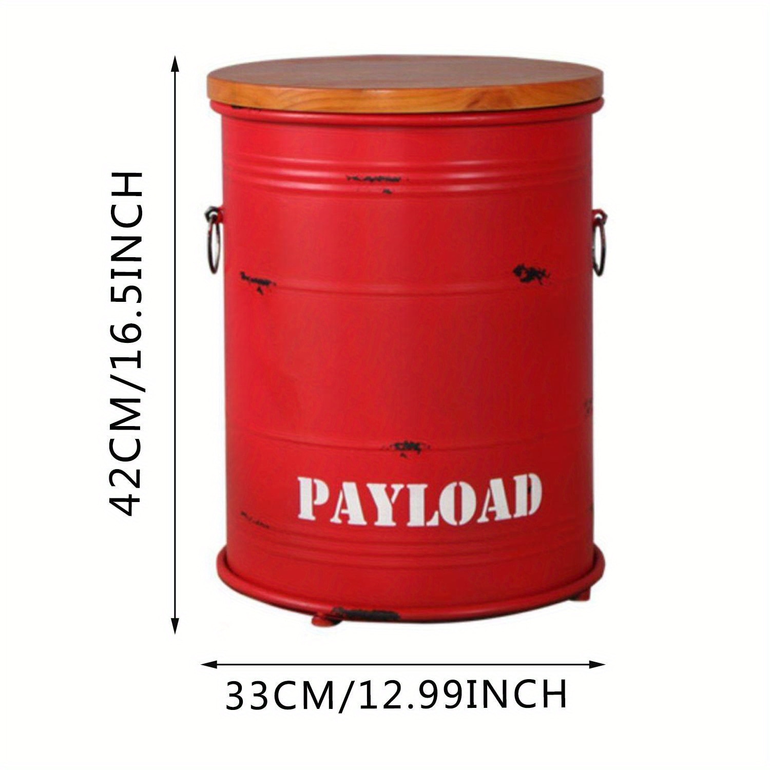 スツール ドラム缶 オットマン 机 ふた付き 蓋 収納 小物入れ ガレージ インテリア ブリキ ヴィンテージ アメリカン ビンテージ おしゃれ ブラック 黒 かっこいい