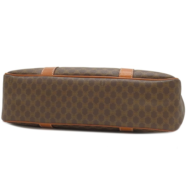 セリーヌ CELINE ハンドバッグ マカダム トート PVC レザー ブラウン ゴールド金具 総柄 トリオンフ ロゴ ヴィンテージ ショルダー 【中古】 セリーヌ CELINE ハンドバッグ マカダム トート PVC レザー ブラウン ゴールド金具 総柄 トリオンフ ロゴ ヴィンテージ ショルダー 【中古】