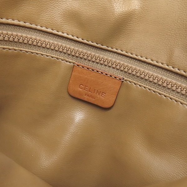 セリーヌ CELINE ハンドバッグ マカダム トート PVC レザー ブラウン ゴールド金具 総柄 トリオンフ ロゴ ヴィンテージ ショルダー 【中古】 セリーヌ CELINE ハンドバッグ マカダム トート PVC レザー ブラウン ゴールド金具 総柄 トリオンフ ロゴ ヴィンテージ ショルダー 【中古】