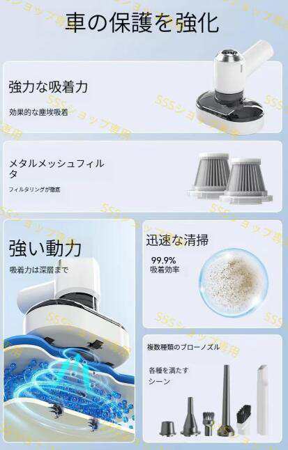 【20%超還元セレクト】ハンディクリーナー 車載掃除機 布団クリーナー 車載用掃除機 ダニ対策グッズ ダニ 花粉対策 強力吸引 【20%超還元セレクト】ハンディクリーナー 車載掃除機 布団クリーナー 車載用掃除機 ダニ対策グッズ ダニ 花粉対策 強力吸引