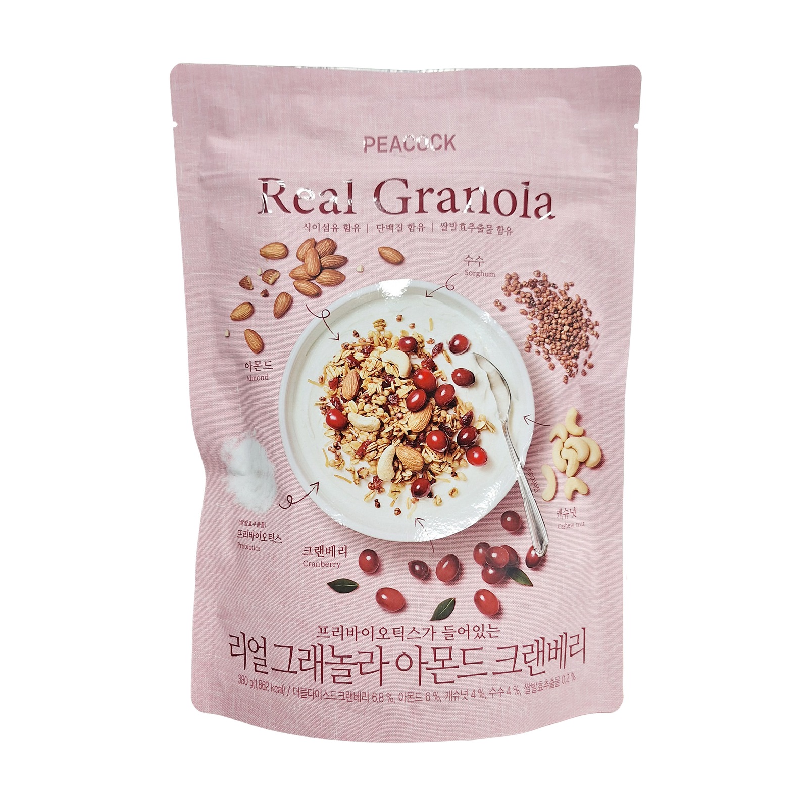 リアル グラノーラ アーモンド クランベリー 380g X 2個 リアル グラノーラ アーモンド クランベリー 380g X 2個