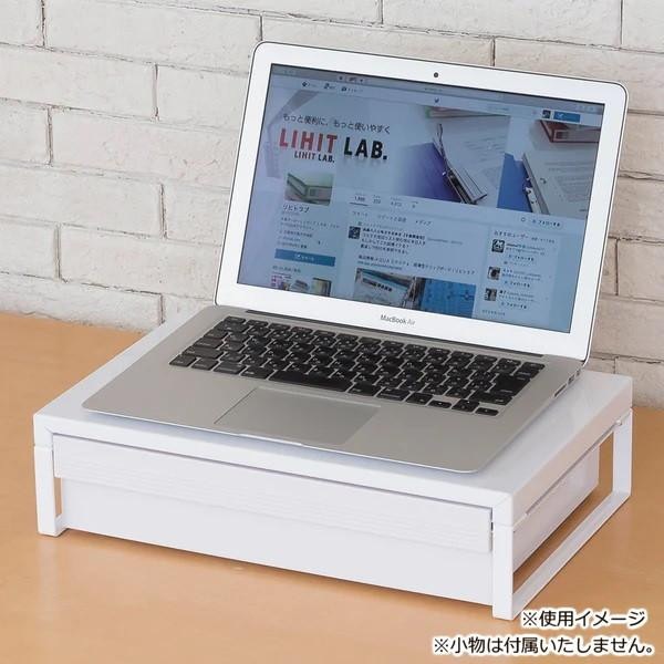 LIHIT LAB.(リヒトラブ) 机上台 幅390mm 引出し付 白 A-7341-0 LIHIT LAB.(リヒトラブ) 机上台 幅390mm 引出し付 白 A-7341-0