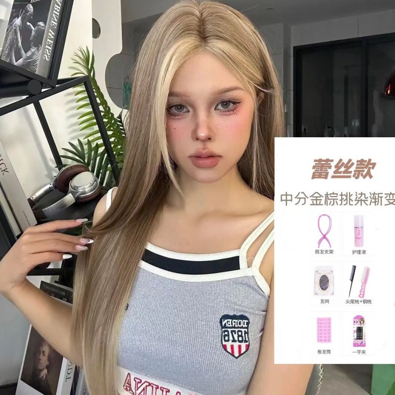 Qoo10] 【高級ウィッグ】フロントレースウィッグ