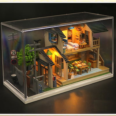 Qoo10] ドールハウス ミニチュアハウス 和風 手 : おもちゃ・知育