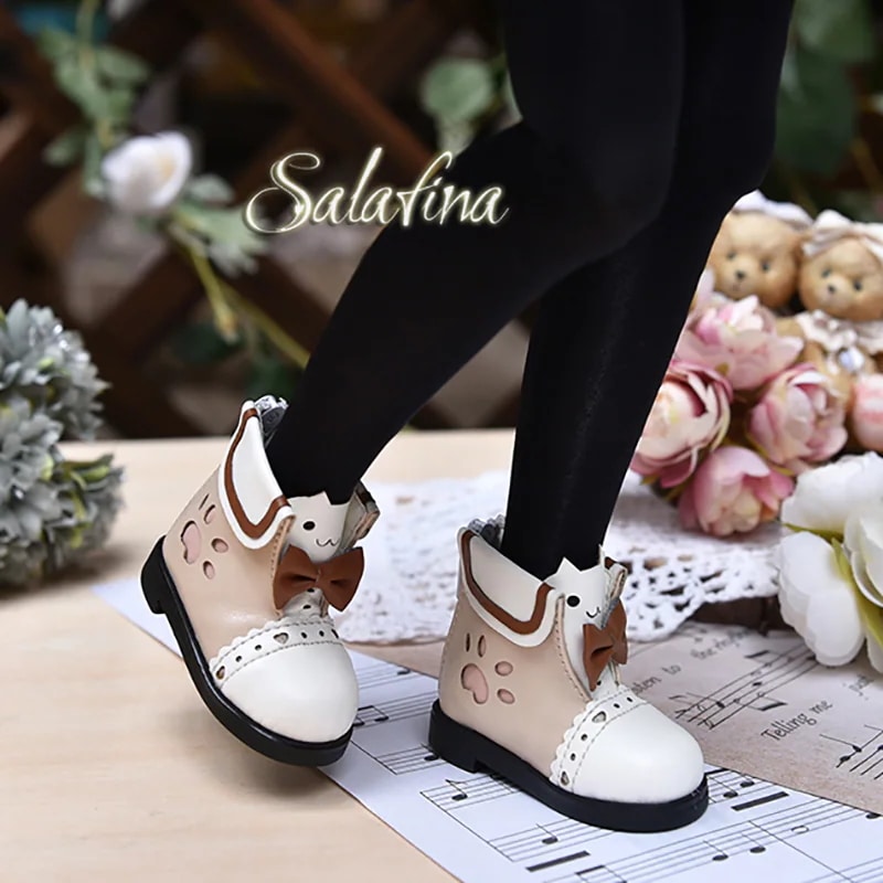 BJDドール靴 可愛い人形用シューズ セーラー猫 MSD/YOSDサイズ球体関節人形用 1/4 1/6 ドールウェア