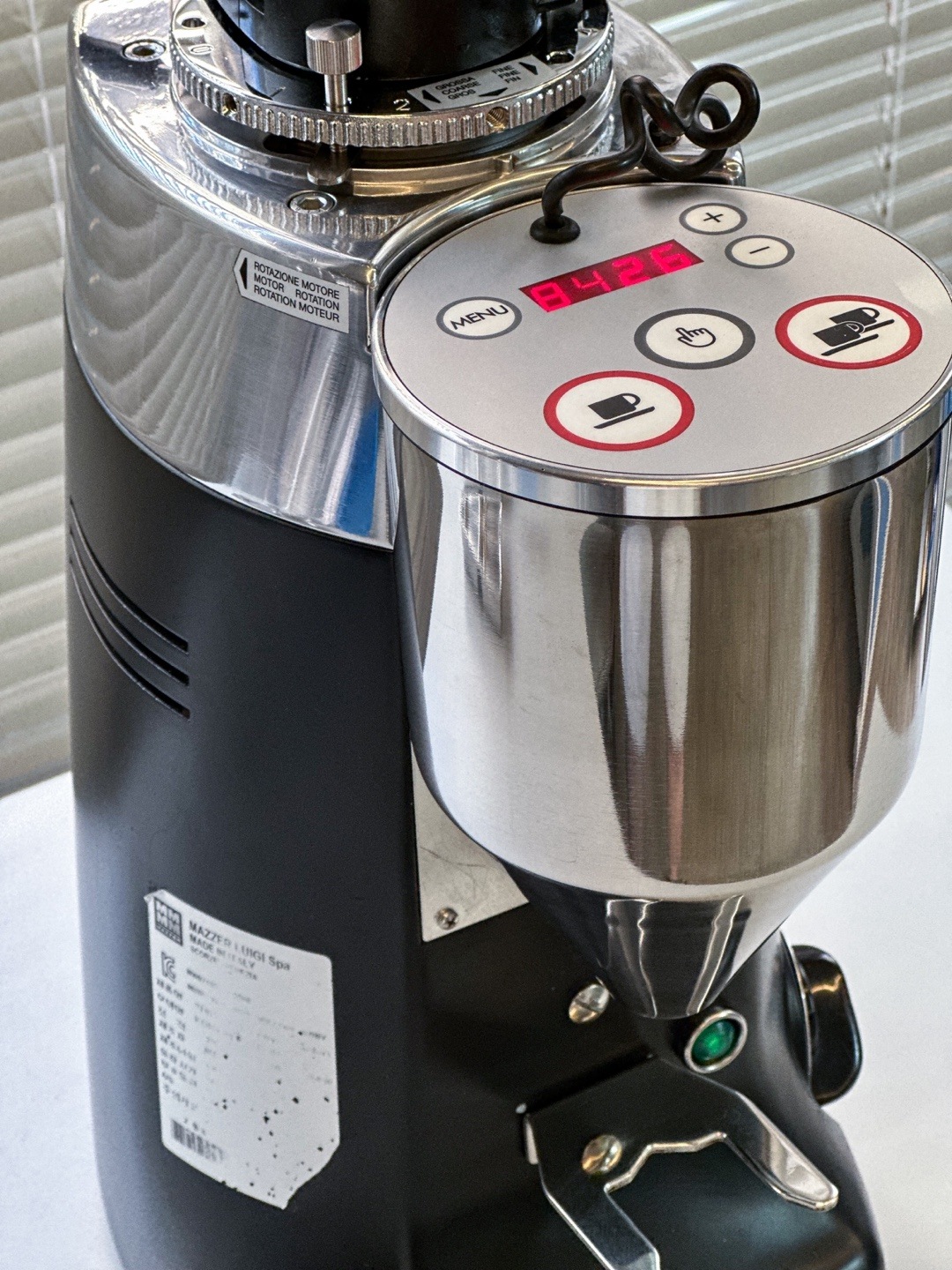 Mazzer Kony Elec コーヒーグラインダー Mazzer Kony Elec コーヒーグラインダー