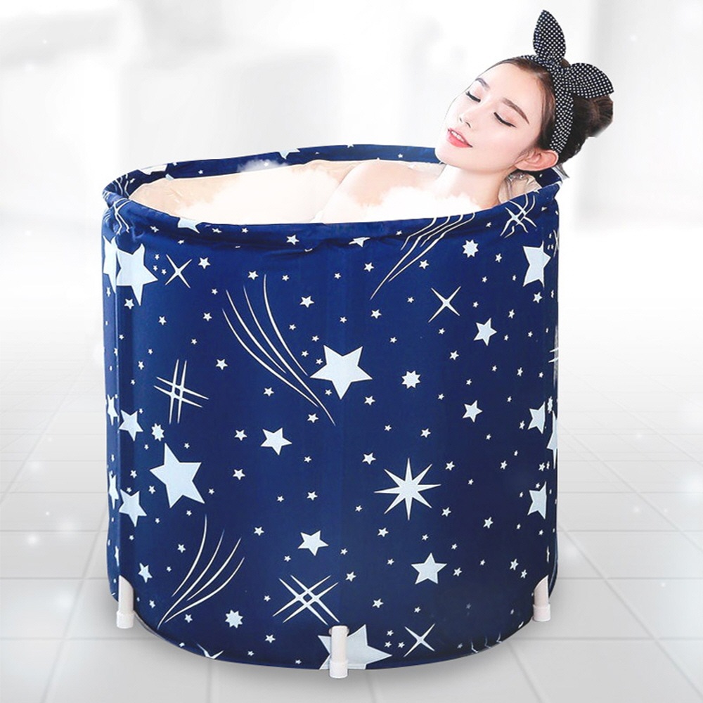 新光折りたたみ式1人浴槽半身浴移動式ミニホームスパ