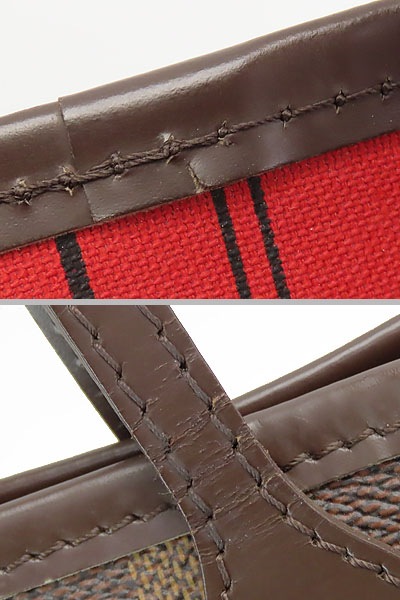 美品ルイヴィトンダミエネヴァーフルPMトートバッグショルダーバッグダークブラウンレッド内側N51109 美品ルイヴィトンダミエネヴァーフルPMトートバッグショルダーバッグダークブラウンレッド内側N51109