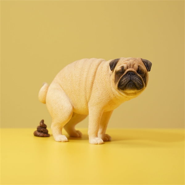 Qoo10] JXK 1/6 サイズ パグ 可愛い 犬