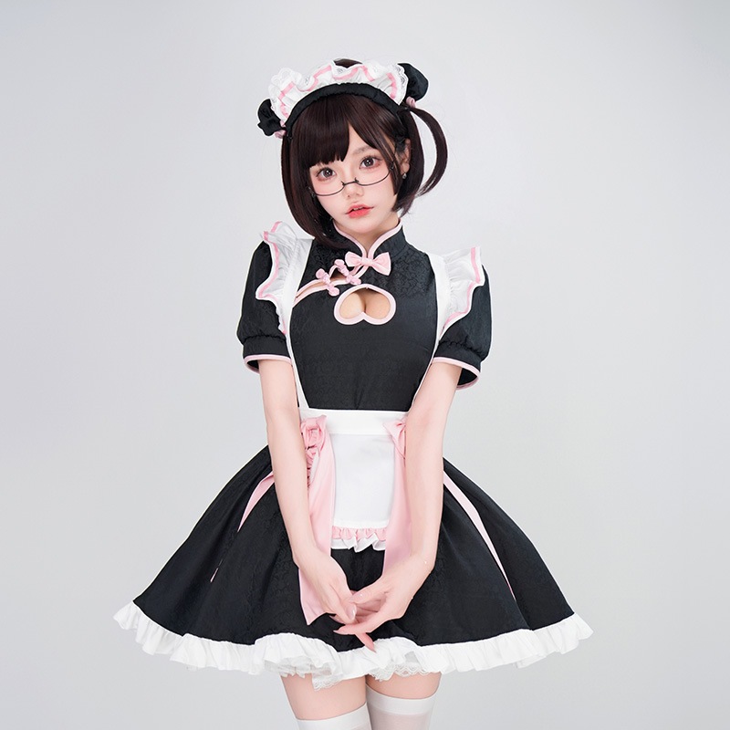 中国風ロリメイド衣装コスプレアニメソフトシスターコスロリータメイド制服ロリータドレス 中国風ロリメイド衣装コスプレアニメソフトシスターコスロリータメイド制服ロリータドレス
