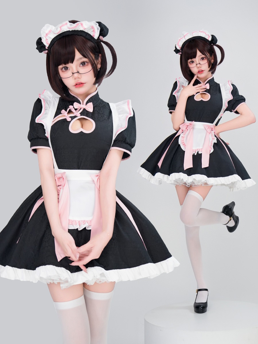 中国風ロリメイド衣装コスプレアニメソフトシスターコスロリータメイド制服ロリータドレス 中国風ロリメイド衣装コスプレアニメソフトシスターコスロリータメイド制服ロリータドレス