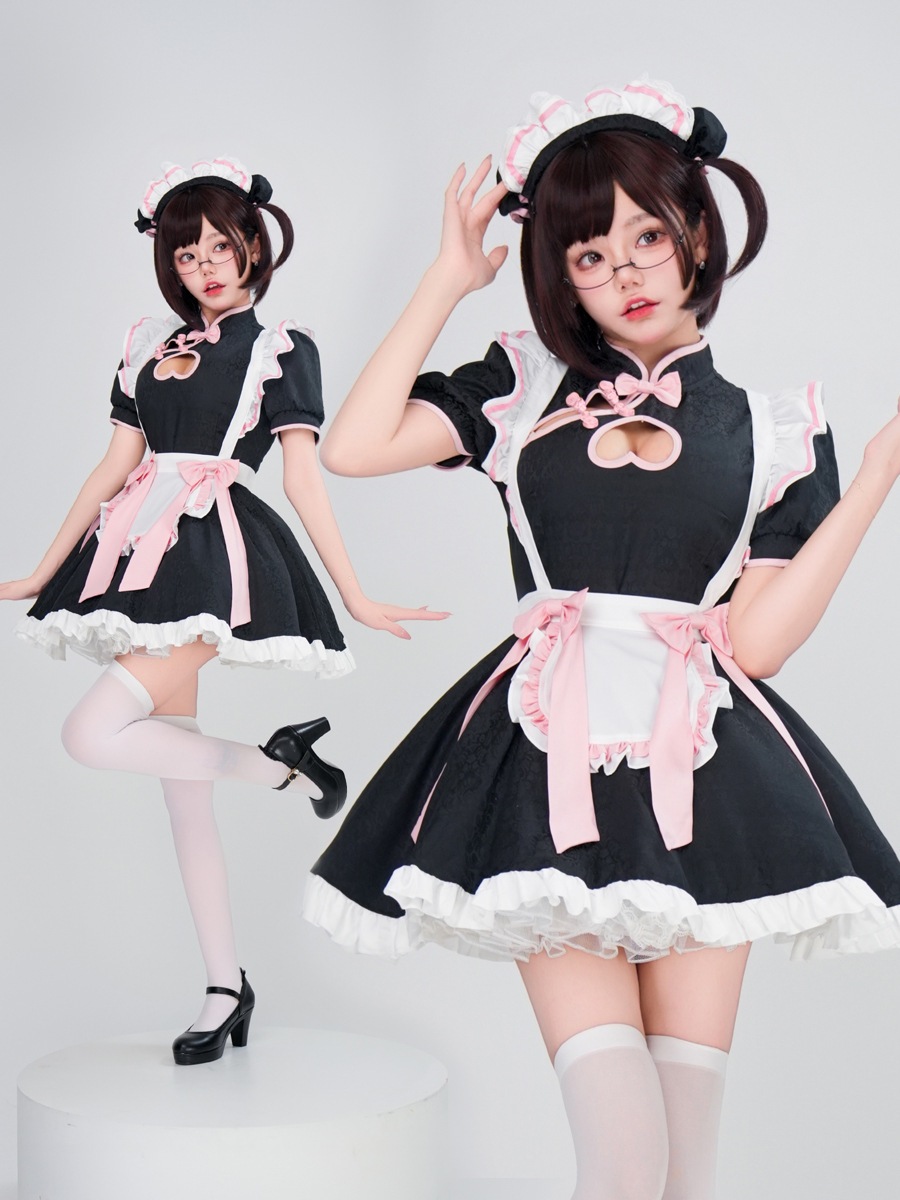 中国風ロリメイド衣装コスプレアニメソフトシスターコスロリータメイド制服ロリータドレス 中国風ロリメイド衣装コスプレアニメソフトシスターコスロリータメイド制服ロリータドレス