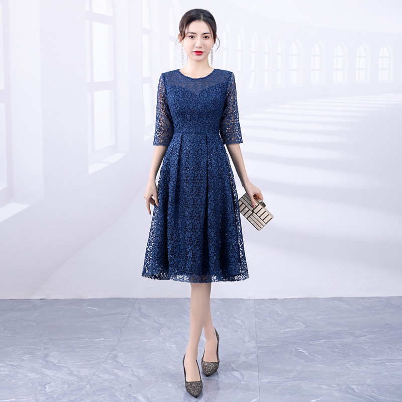 パーティードレス 結婚式 五分袖 ウエディング ミモレ丈 ワンピース レース 大人 成人式 安い 上品 お呼ばれ 食事会 二次会 20代 30代 パーティードレス 結婚式 五分袖 ウエディング ミモレ丈 ワンピース レース 大人 成人式 安い 上品 お呼ばれ 食事会 二次会 20代 30代