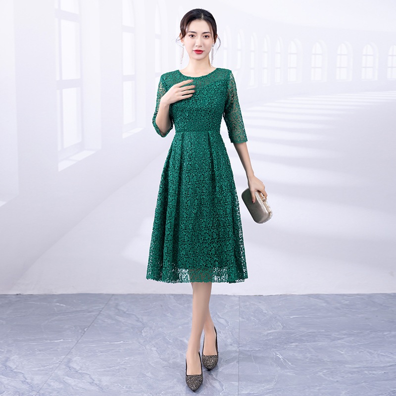 パーティードレス 結婚式 五分袖 ウエディング ミモレ丈 ワンピース レース 大人 成人式 安い 上品 お呼ばれ 食事会 二次会 20代 30代 パーティードレス 結婚式 五分袖 ウエディング ミモレ丈 ワンピース レース 大人 成人式 安い 上品 お呼ばれ 食事会 二次会 20代 30代