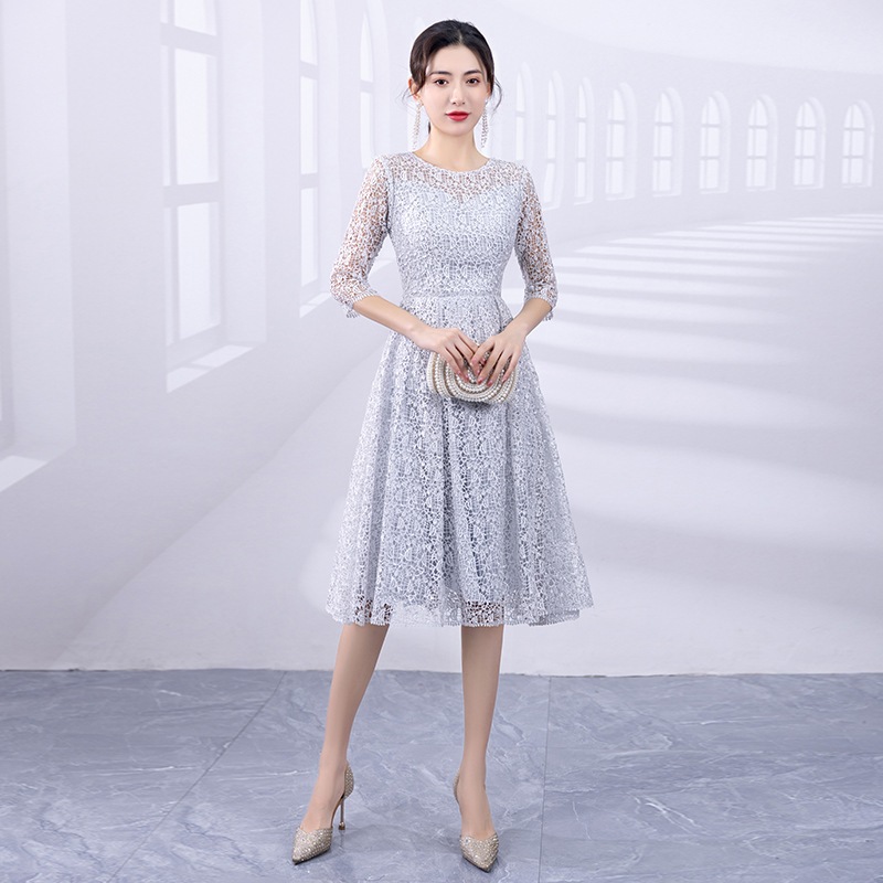 パーティードレス 結婚式 五分袖 ウエディング ミモレ丈 ワンピース レース 大人 成人式 安い 上品 お呼ばれ 食事会 二次会 20代 30代 パーティードレス 結婚式 五分袖 ウエディング ミモレ丈 ワンピース レース 大人 成人式 安い 上品 お呼ばれ 食事会 二次会 20代 30代