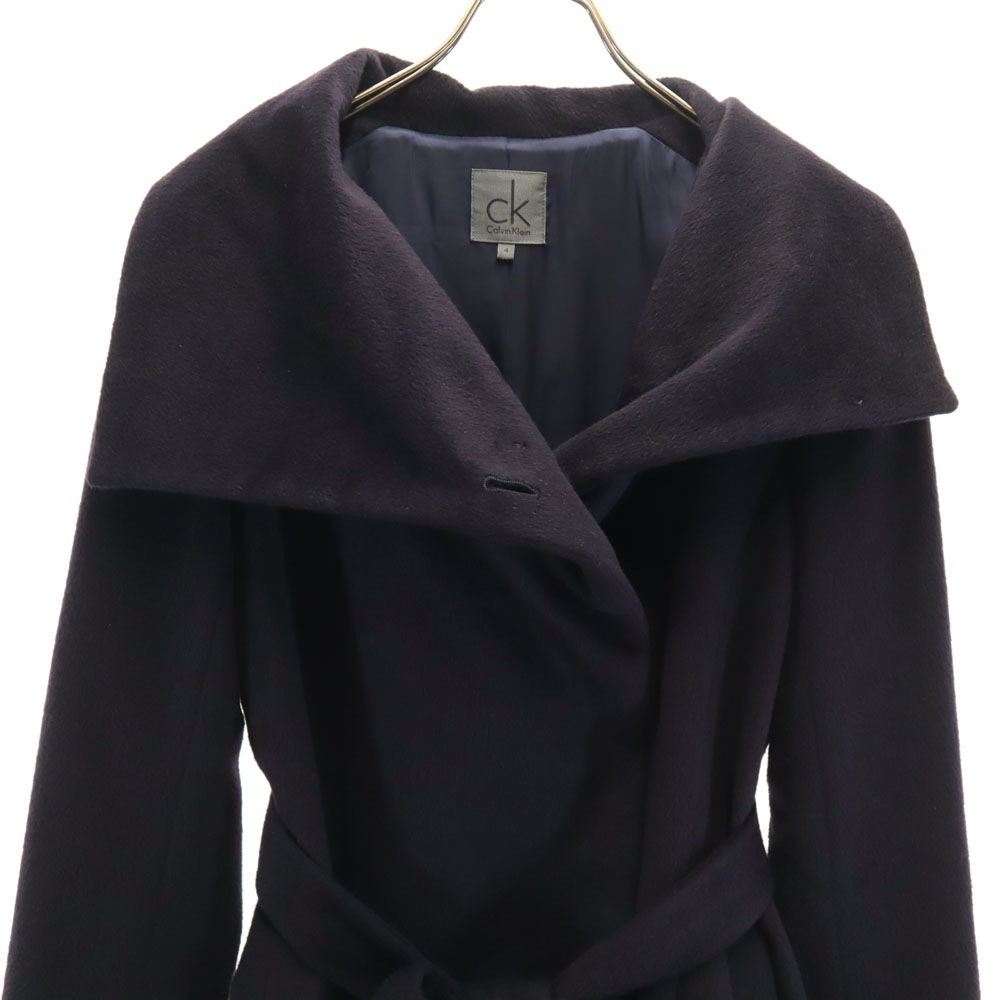 アンゴラブレンド コート 4 ネイビー レディース アンゴラブレンド コート 4 ネイビー レディース