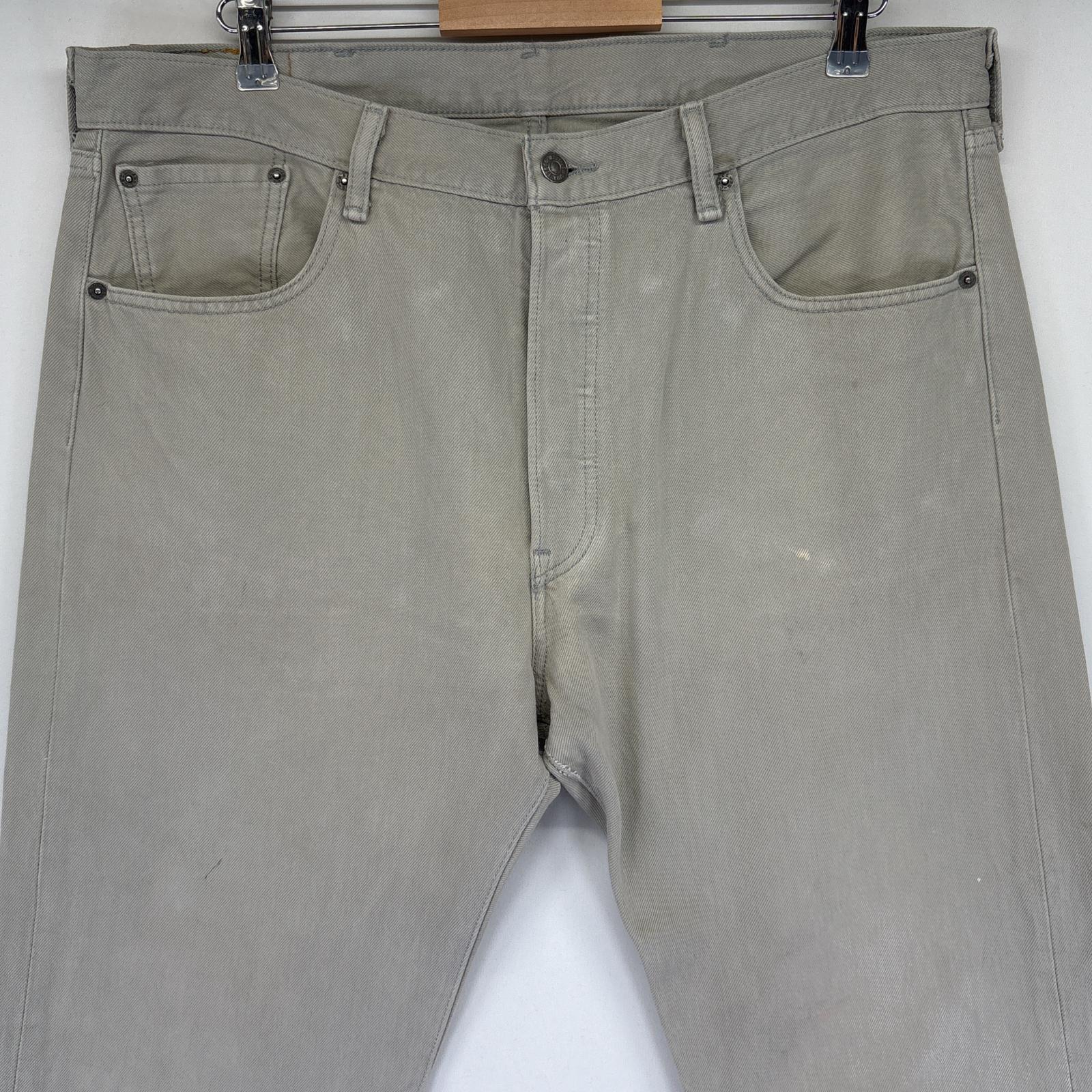 古着 デニムパンツ 501 ボタンフライ カラーデニム 大きいサイズ ジーパン ジーンズ w38 L32 グレー系 メンズ 古着 デニムパンツ 501 ボタンフライ カラーデニム 大きいサイズ ジーパン ジーンズ w38 L32 グレー系 メンズ