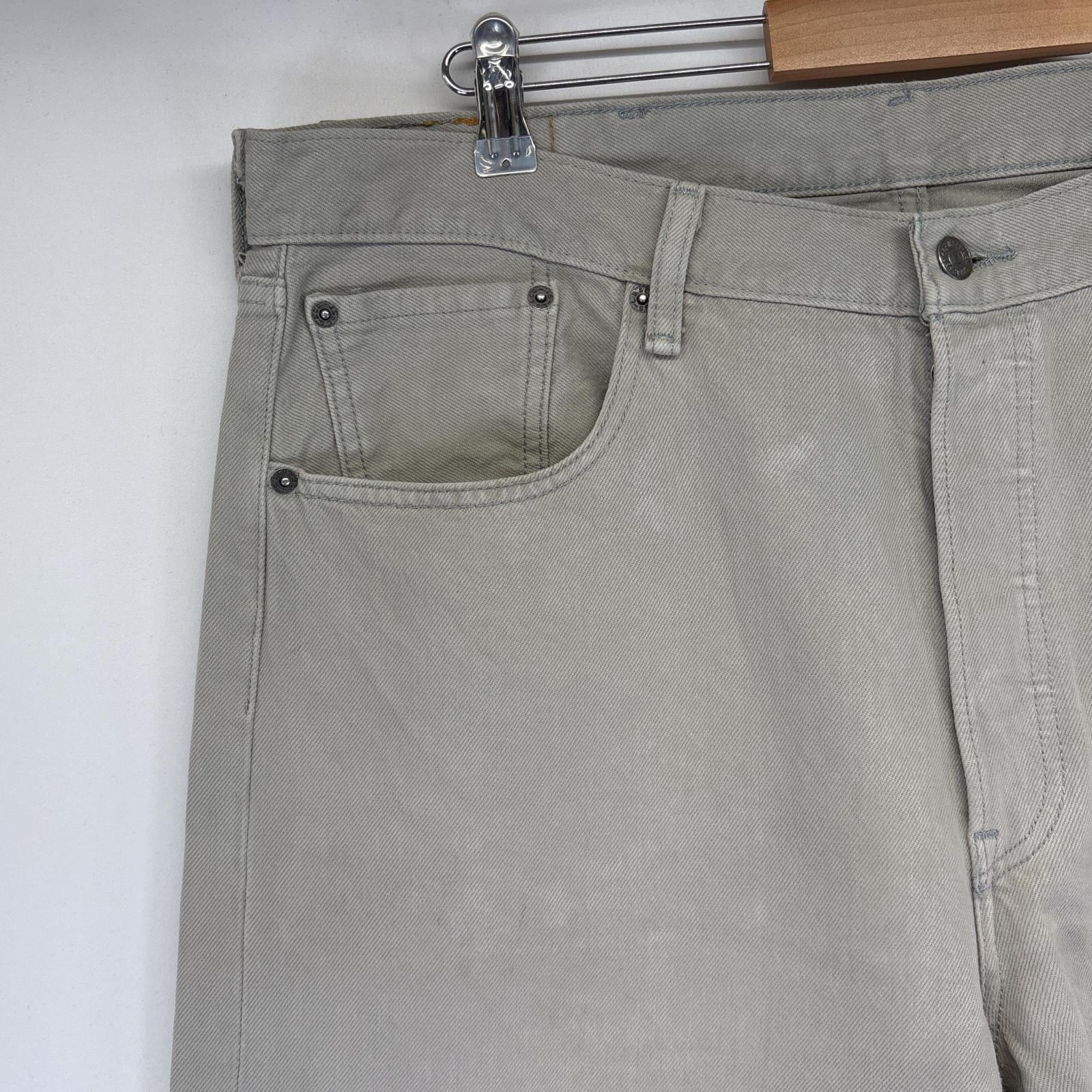 古着 デニムパンツ 501 ボタンフライ カラーデニム 大きいサイズ ジーパン ジーンズ w38 L32 グレー系 メンズ 古着 デニムパンツ 501 ボタンフライ カラーデニム 大きいサイズ ジーパン ジーンズ w38 L32 グレー系 メンズ