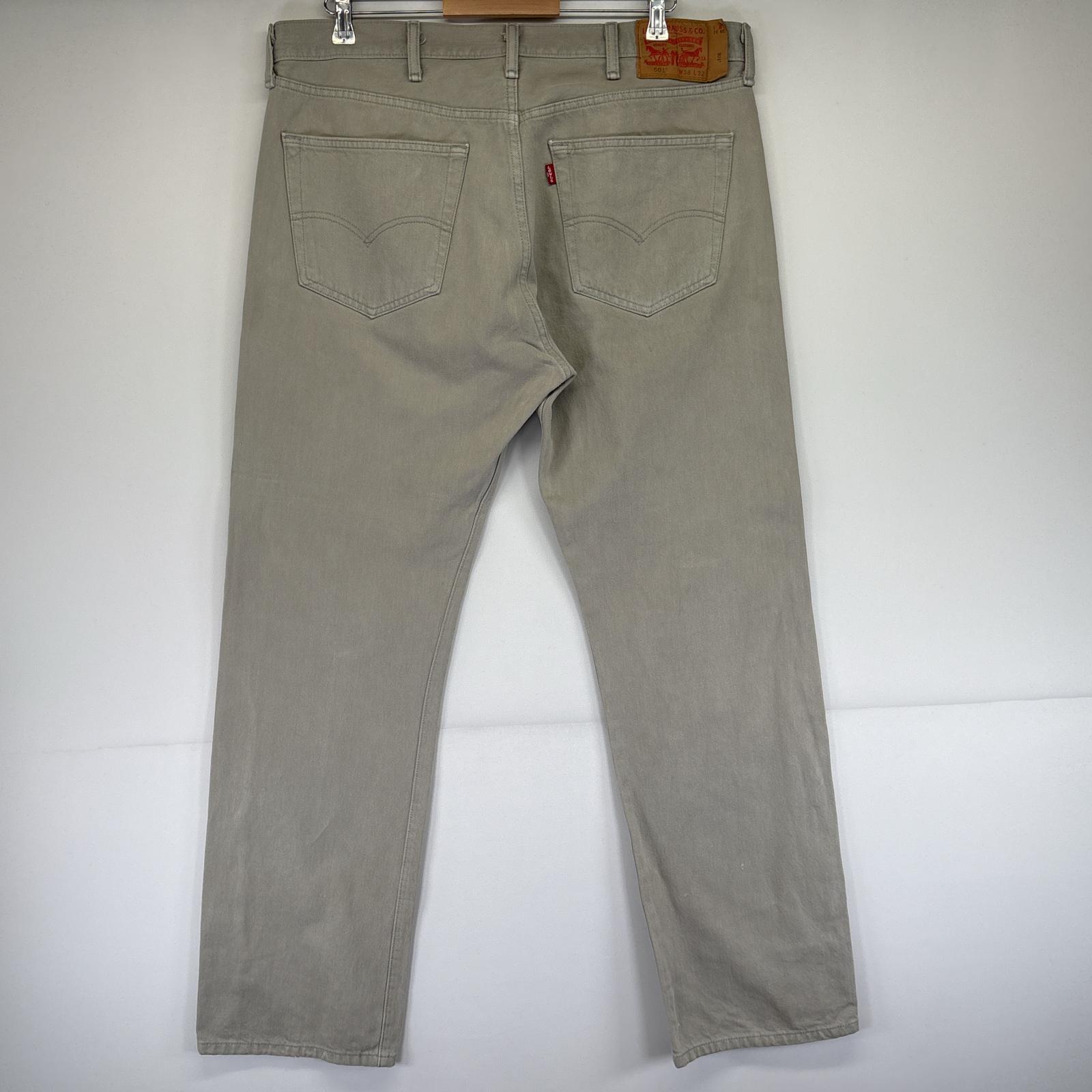 古着 デニムパンツ 501 ボタンフライ カラーデニム 大きいサイズ ジーパン ジーンズ w38 L32 グレー系 メンズ 古着 デニムパンツ 501 ボタンフライ カラーデニム 大きいサイズ ジーパン ジーンズ w38 L32 グレー系 メンズ