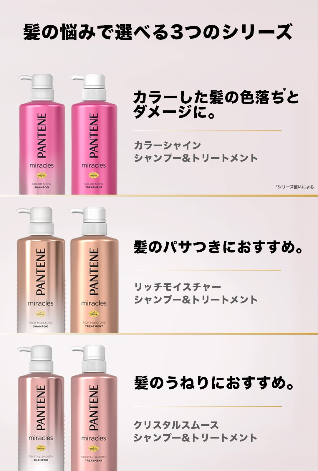 パンテーンミラクルズ シャンプー 詰め替え 440mL リッチ モイスチャー パンテーンミラクルズ シャンプー 詰め替え 440mL リッチ モイスチャー