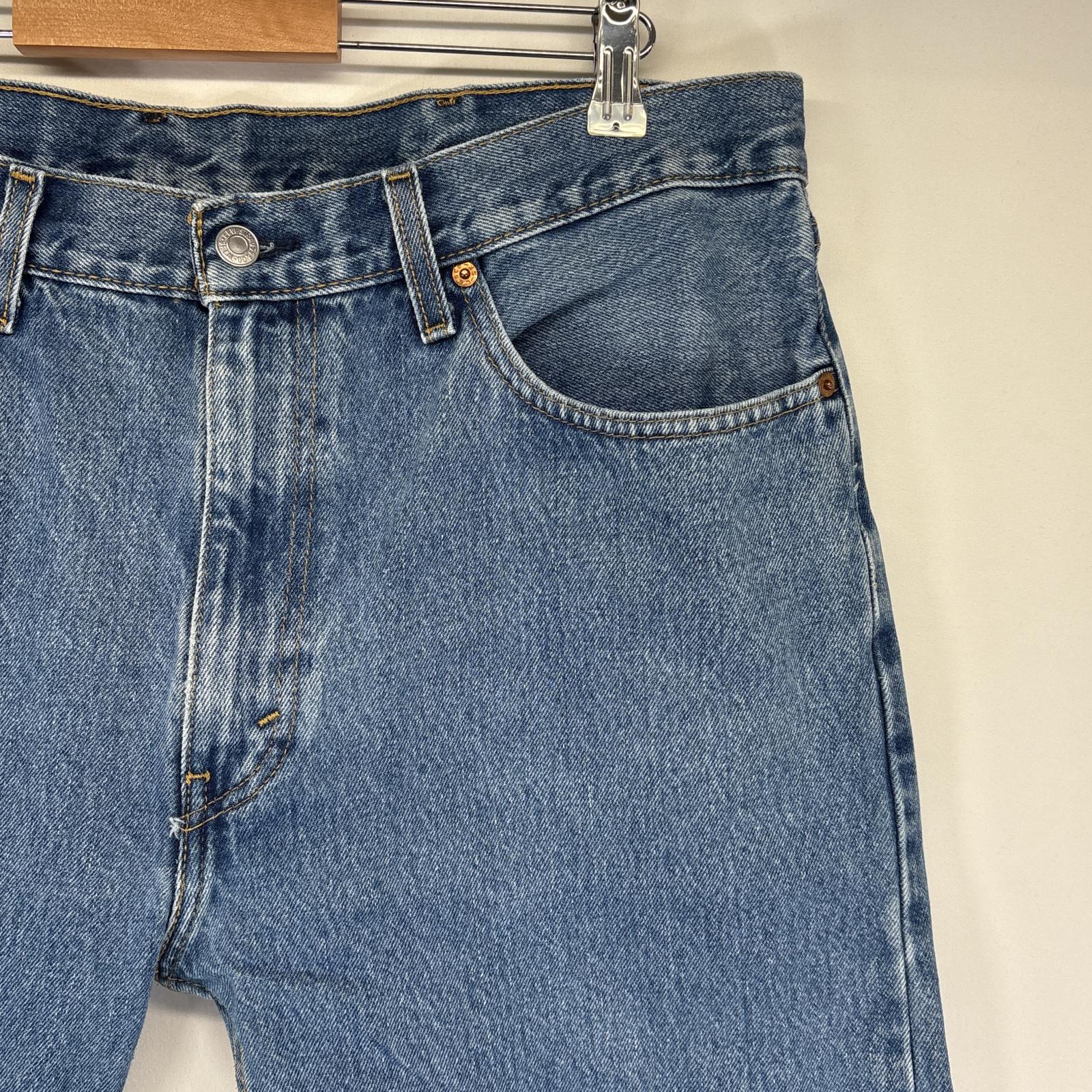 古着 デニムパンツ 505 ストレート ジーンズ ジーパン 5ポケット 長ズボン ジップフライ 大きいサイズ w38 L29 ブルー メンズ 古着 デニムパンツ 505 ストレート ジーンズ ジーパン 5ポケット 長ズボン ジップフライ 大きいサイズ w38 L29 ブルー メンズ