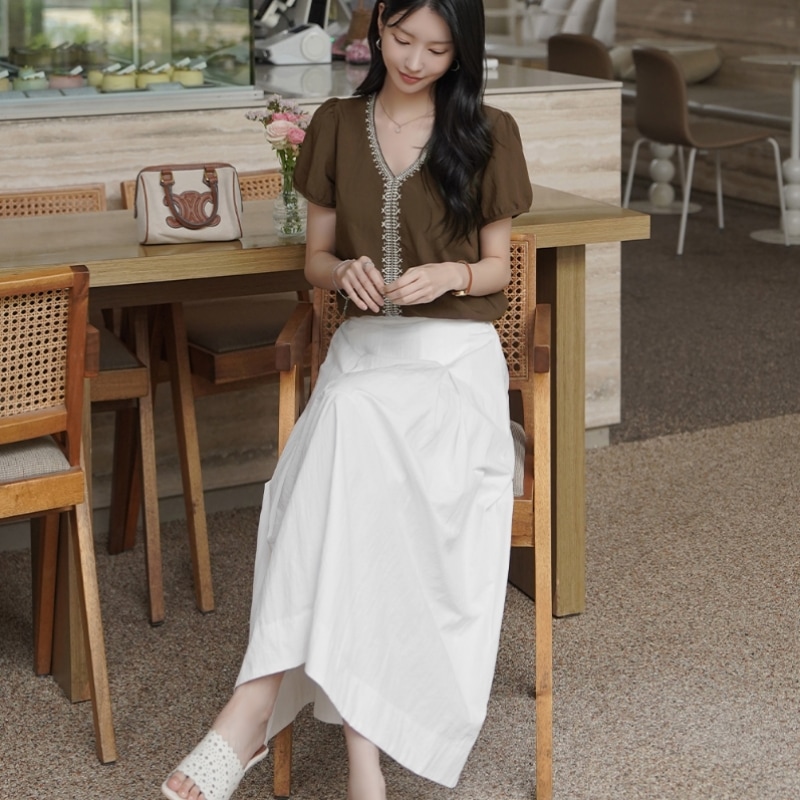 クリック&ファニーリアロンフレアスカート クリック&ファニーリアロンフレアスカート