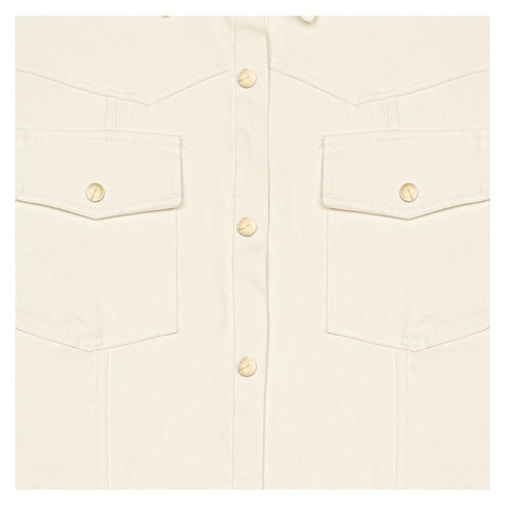 (ヴィッキー)コットンツーポケットショートジャケット(TKJAB2107) (ヴィッキー)コットンツーポケットショートジャケット(TKJAB2107)