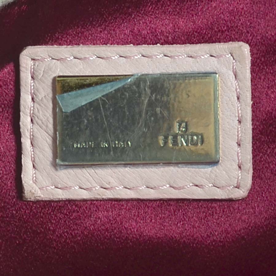 フェンディ FENDI ショルダーバッグ パイソン/レザー ピンク×ボルドー レディース 55761g フェンディ FENDI ショルダーバッグ パイソン/レザー ピンク×ボルドー レディース 55761g