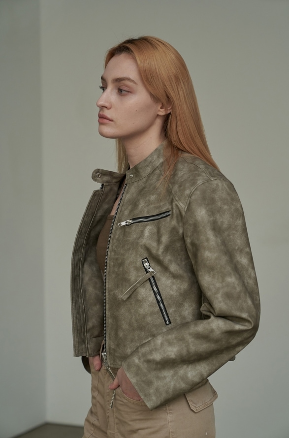 [SPERONE] China Pigment Racer Jacket