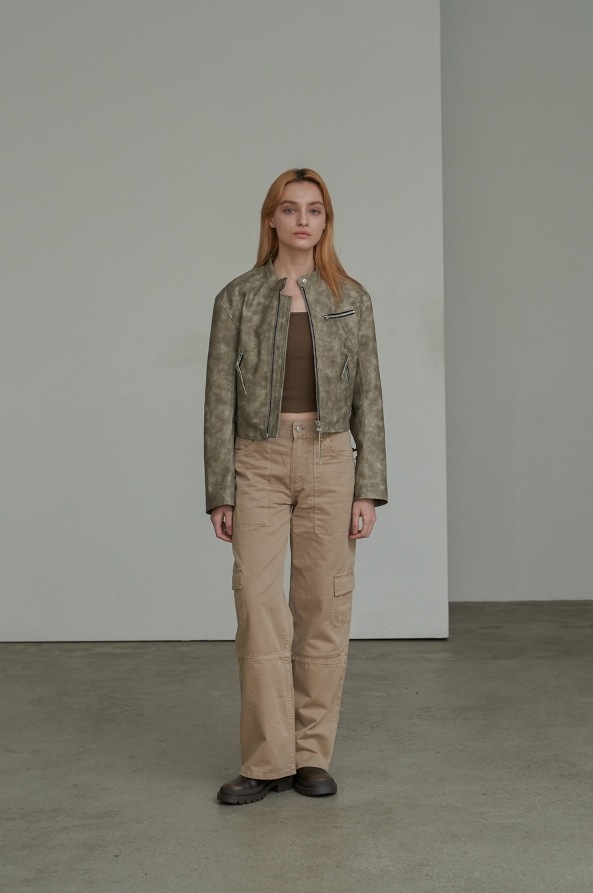 [SPERONE] China Pigment Racer Jacket