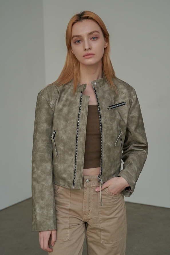 [SPERONE] China Pigment Racer Jacket