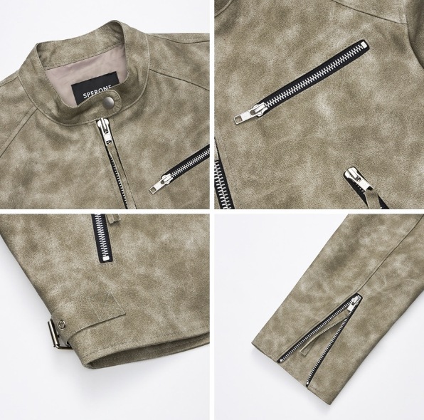 [SPERONE] China Pigment Racer Jacket