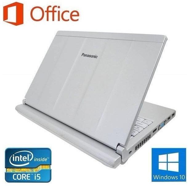 Webカメラ搭載サポート付きPanasonic CF-SX1 レッツノート メモリー:8GB HDD:320GB ゲーミングマウス ロジクール G300s セット