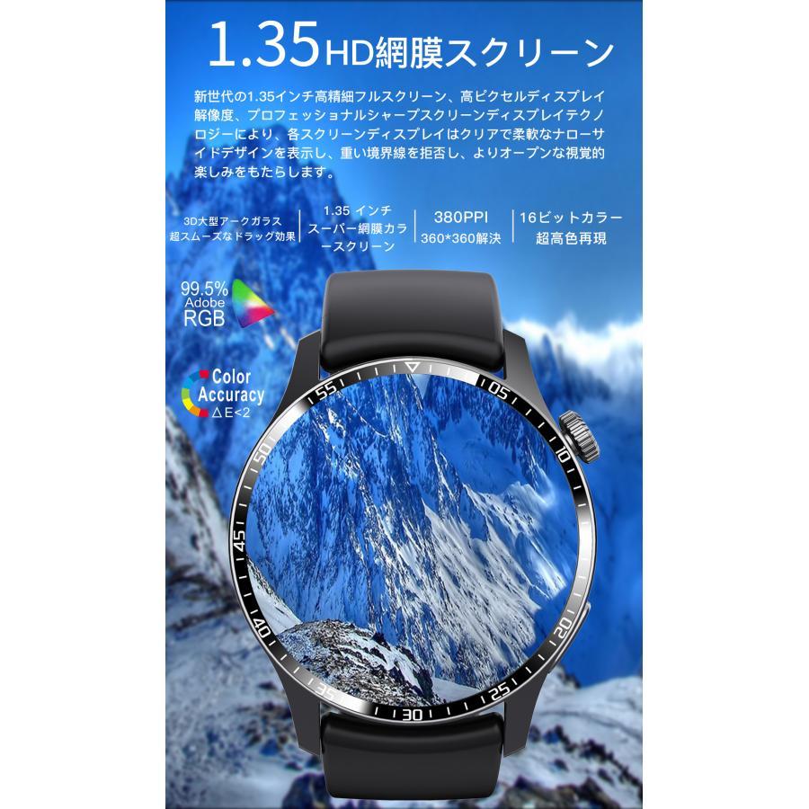スマートウォッチ 日本製センサー 通話機能 血圧 血中酸素濃度 24時間体温測定 日本語説明書 iphone アンドロイド対応 2024 プレゼント