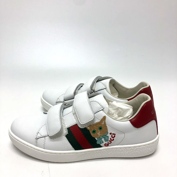 Qoo10] GUCCI スニーカー 猫 シェリーライン キャット