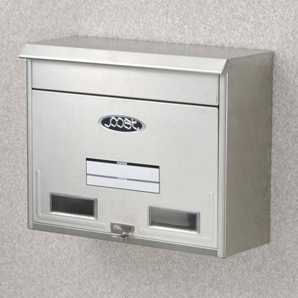 ポスト 郵便受け 本体のみ 壁掛け/スタンドポール対応 ヘアライン(ポール別売り) ポスト 郵便受け 本体のみ 壁掛け/スタンドポール対応 ヘアライン(ポール別売り)