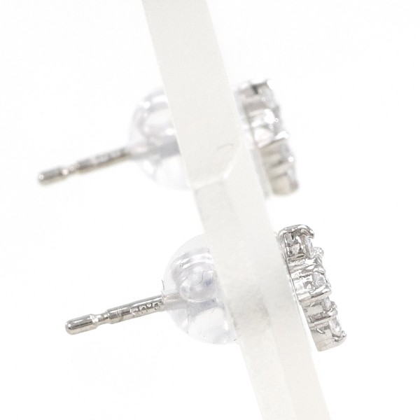 K18 18金 WG ホワイトゴールド ピアス ダイヤ 0.05 ×2 ジュエリー 中古 K18 18金 WG ホワイトゴールド ピアス ダイヤ 0.05 ×2 ジュエリー 中古