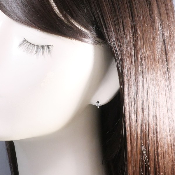 K18 18金 WG ホワイトゴールド ピアス ダイヤ 0.05 ×2 ジュエリー 中古 K18 18金 WG ホワイトゴールド ピアス ダイヤ 0.05 ×2 ジュエリー 中古