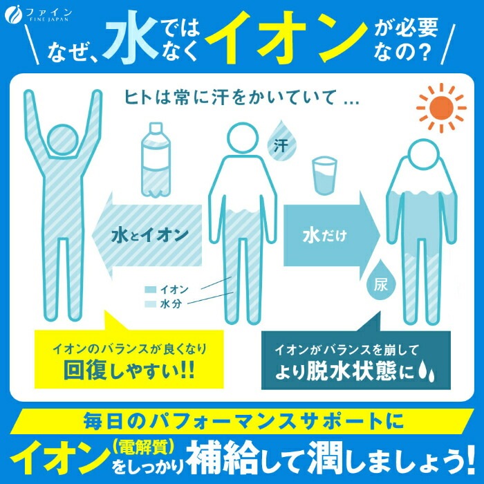 ファイン イオンドリンク ビタミンプラス ライチ風味 (500ml用×22包) 10箱 (1箱入×10 まとめ買い) スポーツドリンク 粉末 ハイポトニック飲料 スティックタイプ 熱中症対策