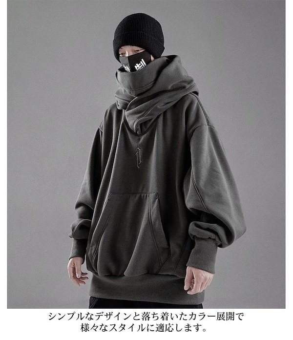 Qoo10] パーカー メンズ 薄手と裏起毛2タイプ