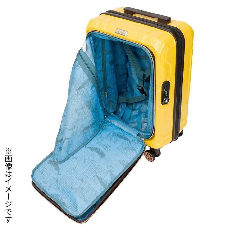 レジェンドウォーカー　最大容量拡張機能付きフロントオープンジッパーキャリー シャンパンゴールド [TSAロック搭載 /37L(48L) /3泊～5泊]　5205-48-CGD