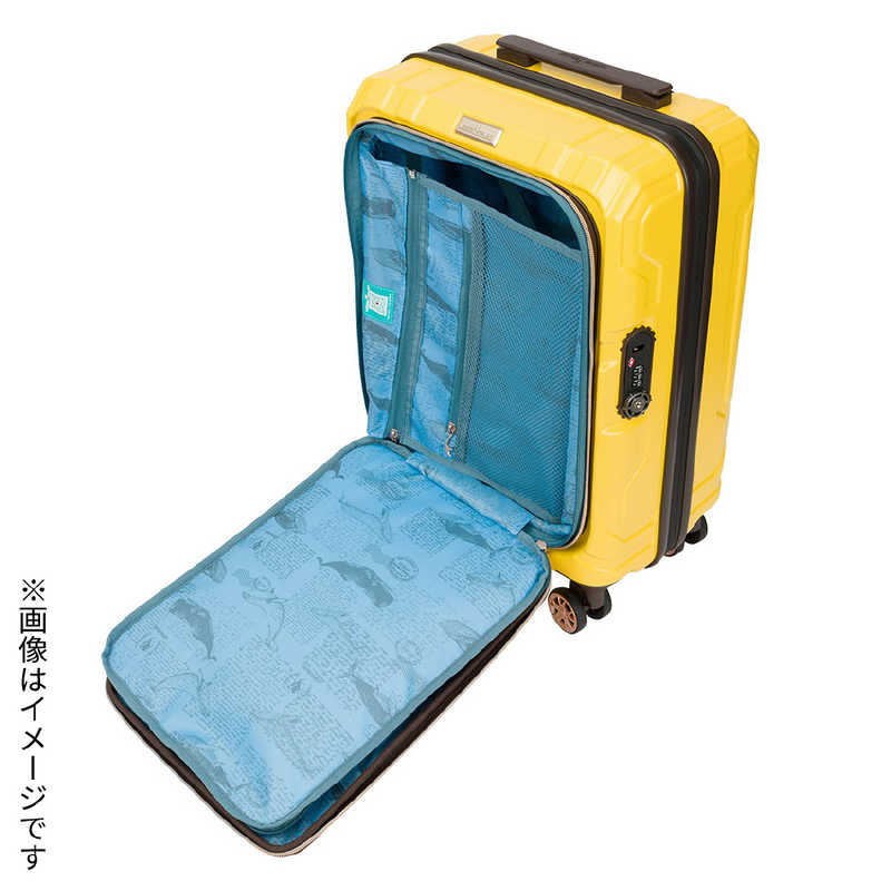レジェンドウォーカー　最大容量拡張機能付きフロントオープンジッパーキャリー シャンパンゴールド [TSAロック搭載 /37L(48L) /3泊～5泊]　5205-48-CGD
