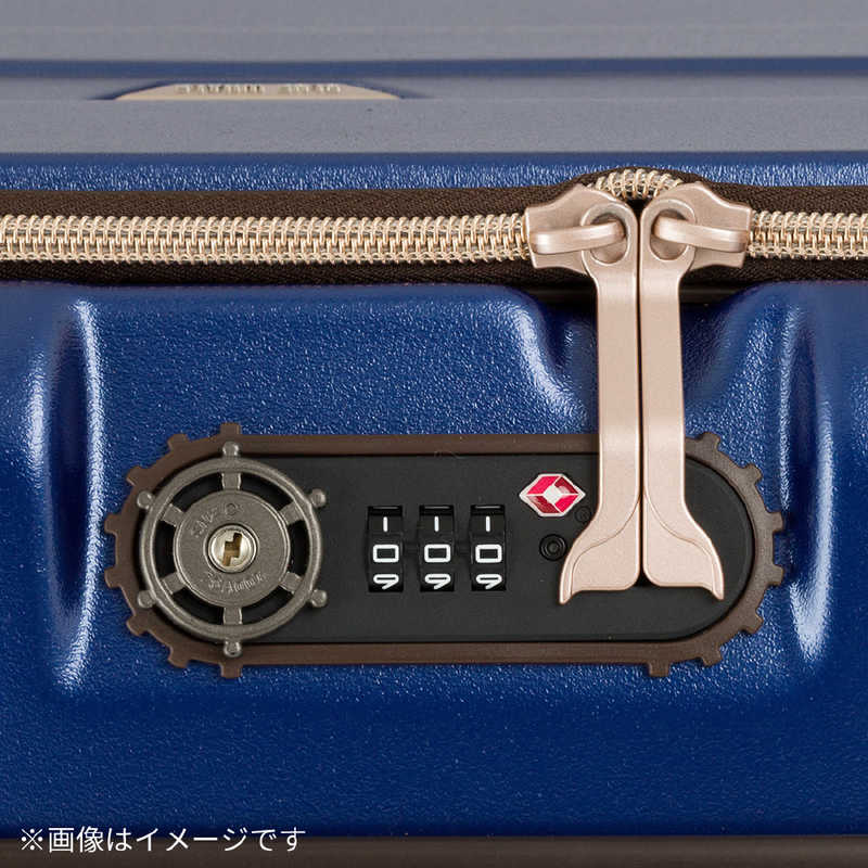 レジェンドウォーカー　最大容量拡張機能付きフロントオープンジッパーキャリー シャンパンゴールド [TSAロック搭載 /37L(48L) /3泊～5泊]　5205-48-CGD