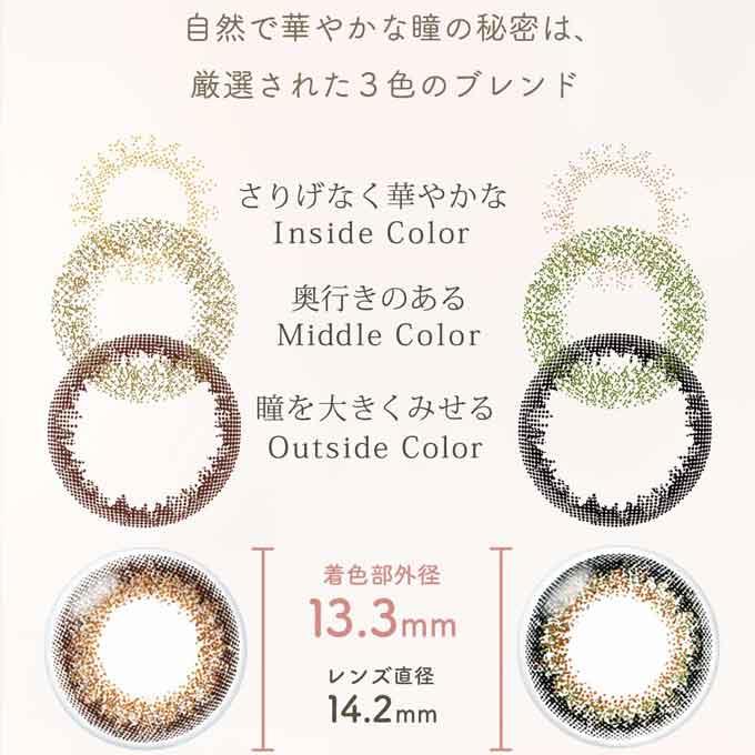 カラコン 2週間 ネオサイト2weekシエルUV (2箱12枚) カラーコンタクトレンズ 度あり 度なし/度無し 14.2mm aineo