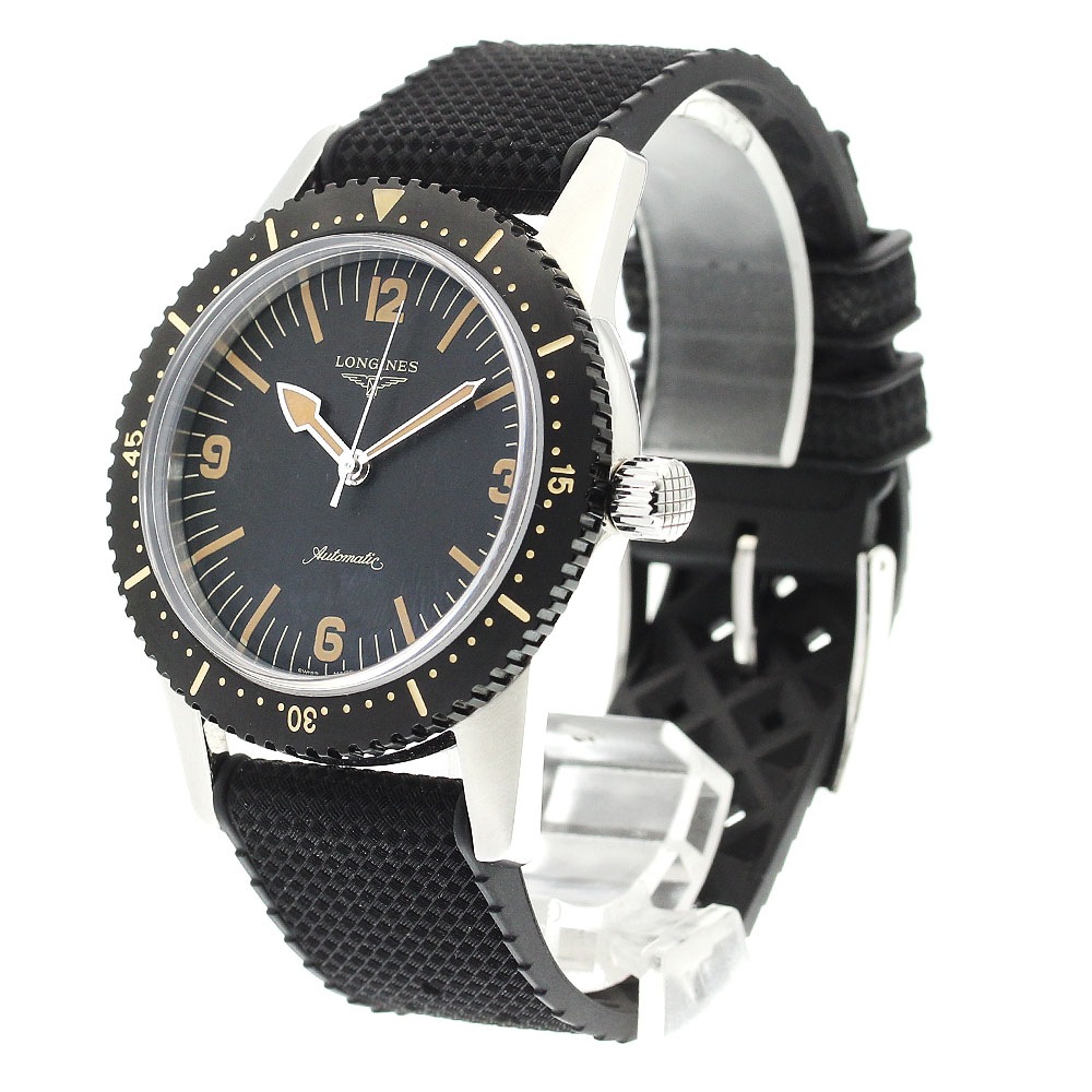 ロンジン LONGINES L2.822.4 ヘリテージ スキンダイバー 自動巻き メンズ 箱・保証書付き_898909【中古】 ロンジン LONGINES L2.822.4 ヘリテージ スキンダイバー 自動巻き メンズ 箱・保証書付き_898909【中古】