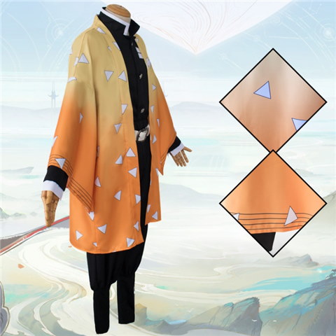 Qoo10] 鬼滅の刃 我妻 善逸 コスプレ 衣装セッ