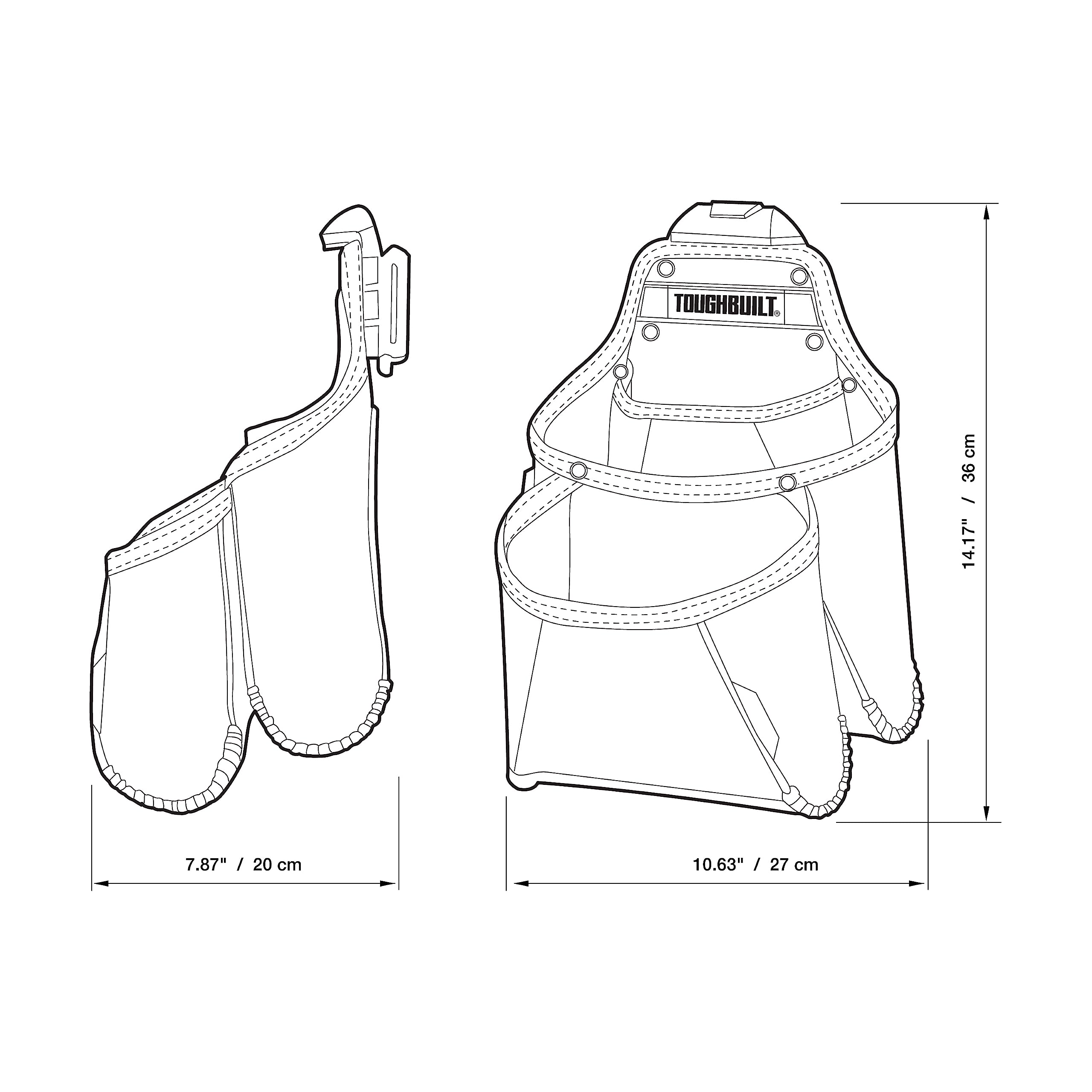 ToughBuiltメガサプライポーチ tb-ct-03 by ToughBuilt