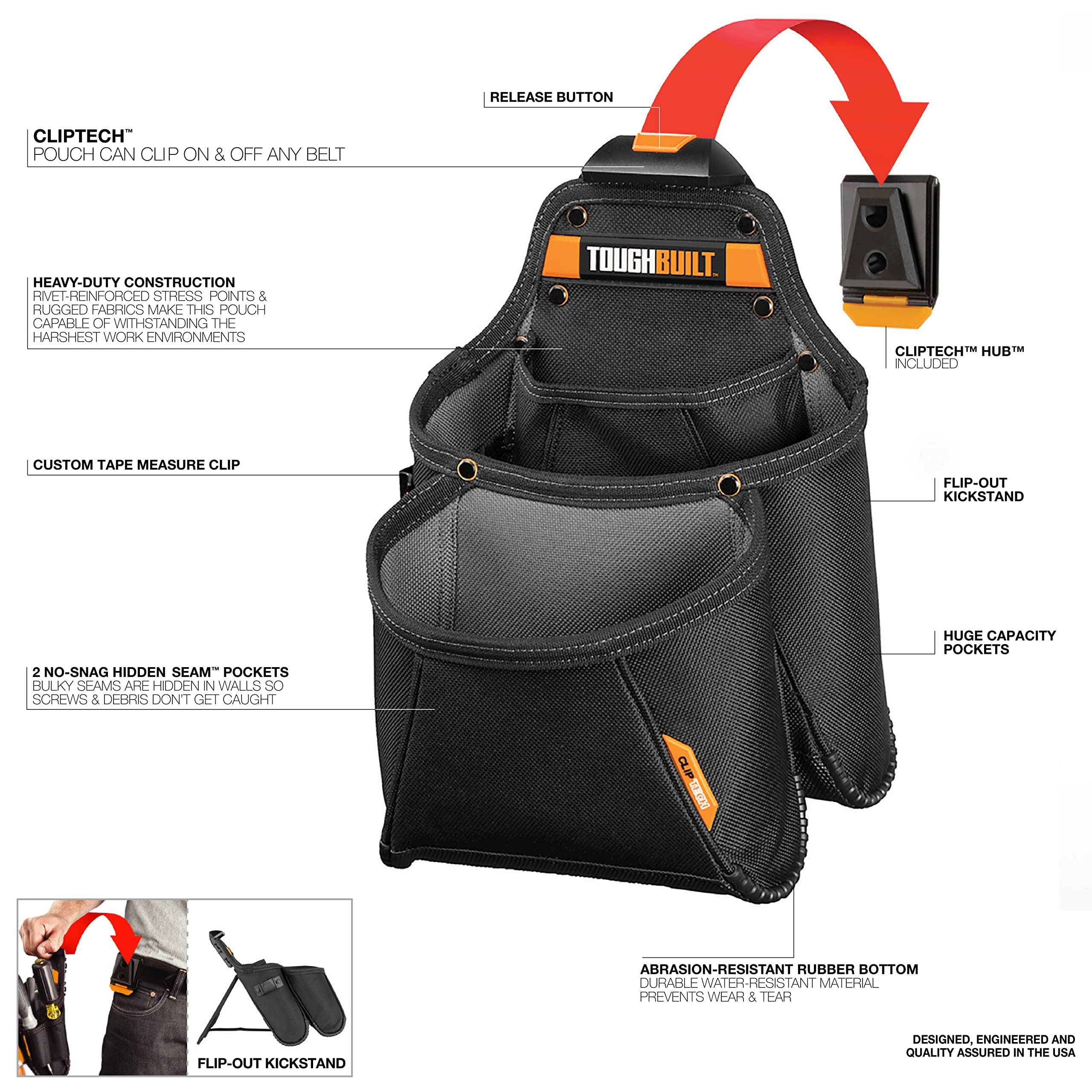 ToughBuiltメガサプライポーチ tb-ct-03 by ToughBuilt